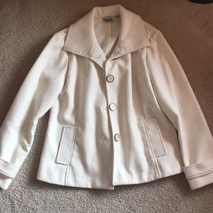 Medium weight winter-white jacket